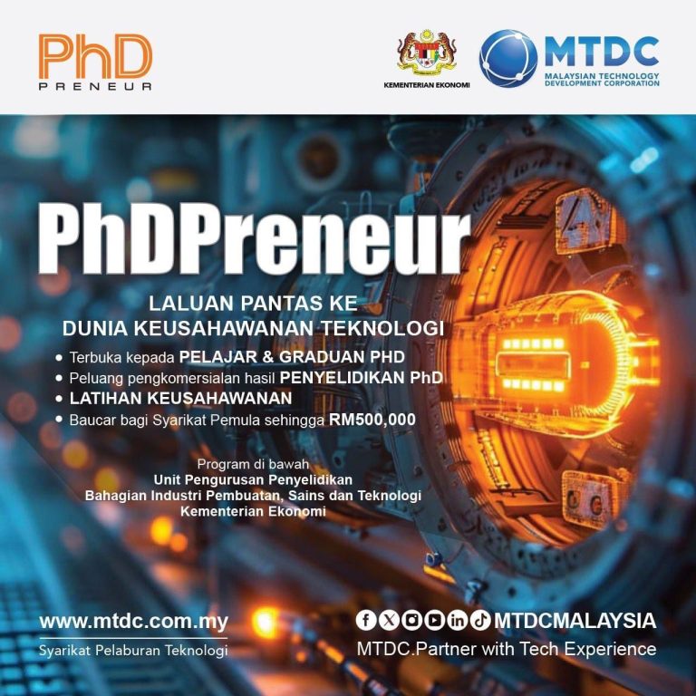 PhDPreneur – Peluang jadi usahawan berteknologi